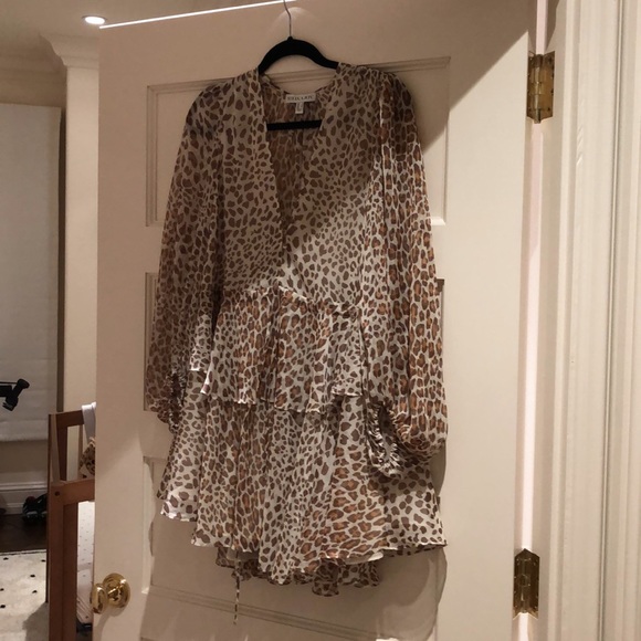 Shona Joy Ghetty Balloon Sleeve Mini Dress - Picture 6 of 8